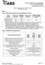 DFM Marine Сертификат об утверждении типа ABS